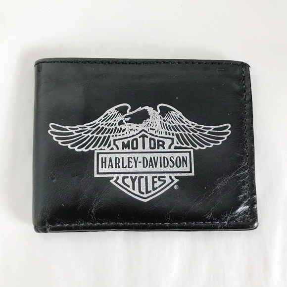 Harley-Davidson Handbags - Harley-Davidson | Genuine Leather Billfold Wallet